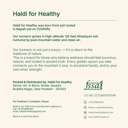 Premium Turmeric Powder - High Curcumin (9–12%)