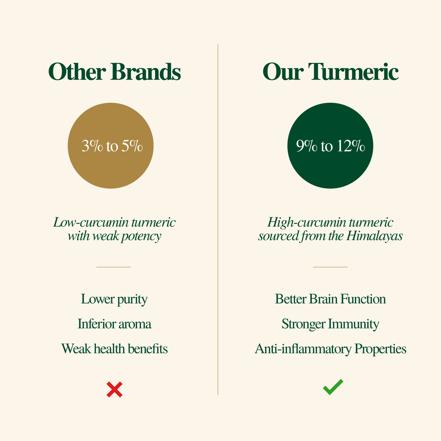Premium Turmeric Powder - High Curcumin (9–12%)
